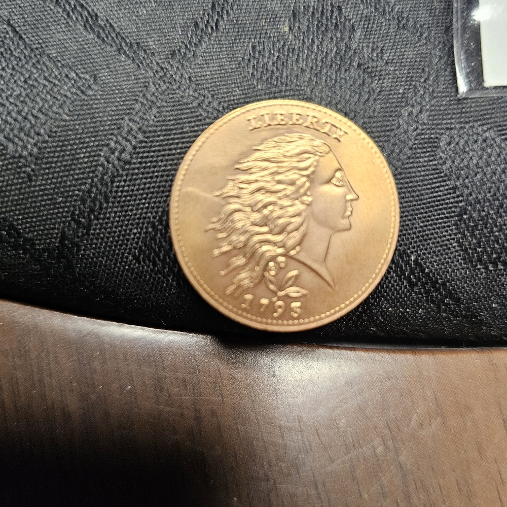 1795 Liberty Copper Advertising Token